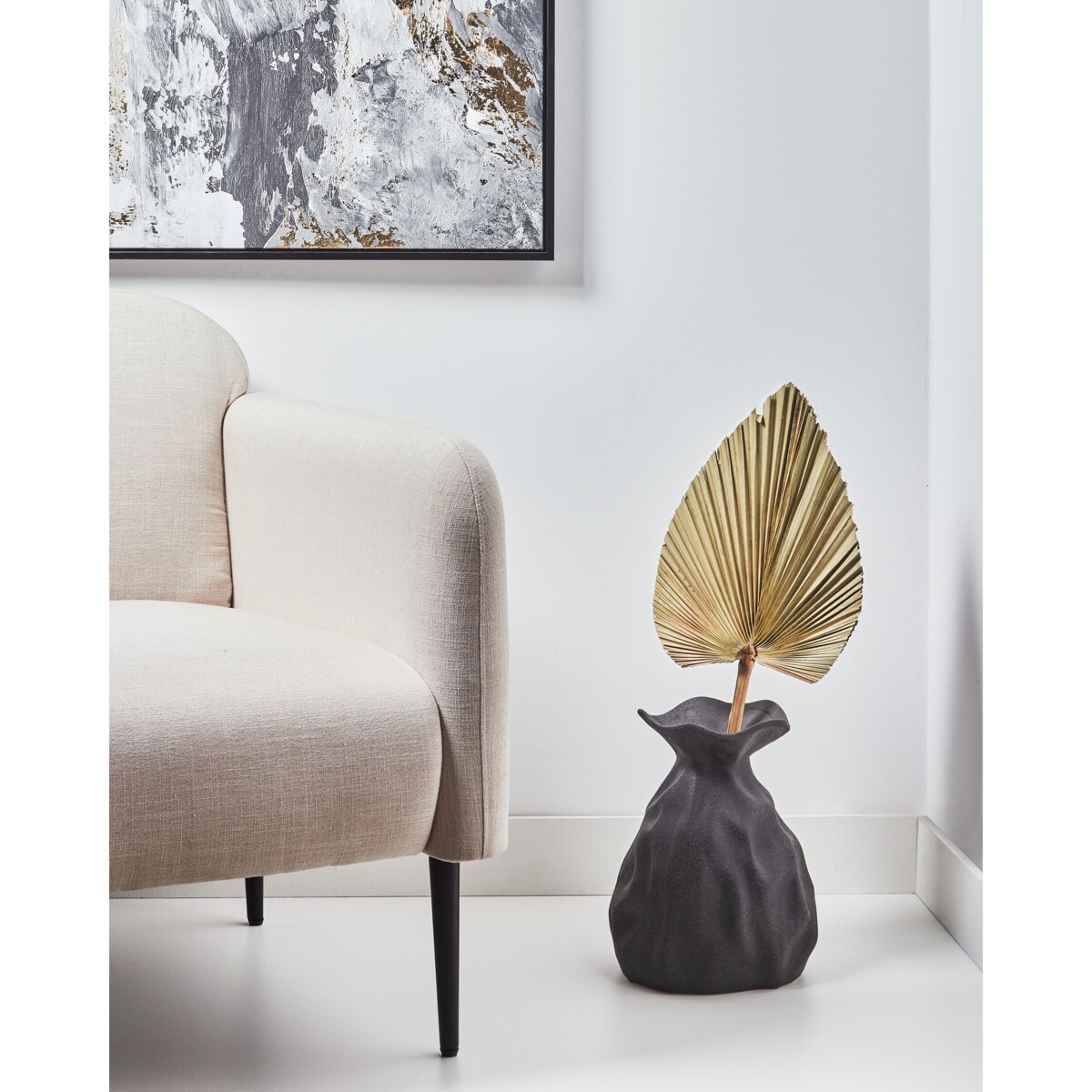 Kamionka Wazon na kwiaty 31 cm Czarny COONTAIL