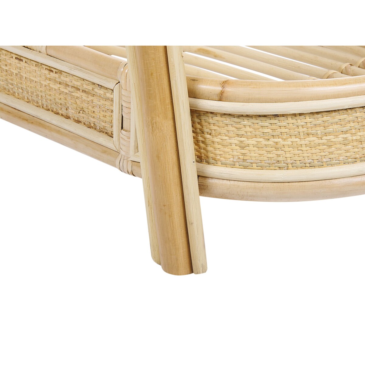 Łóżeczko dziecięce rattanowe jasne LAGRASSE