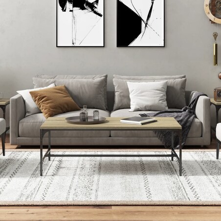 vidaXL Stolik kawowy, dąb sonoma 100x50x35 cm materiał drewnopochodny