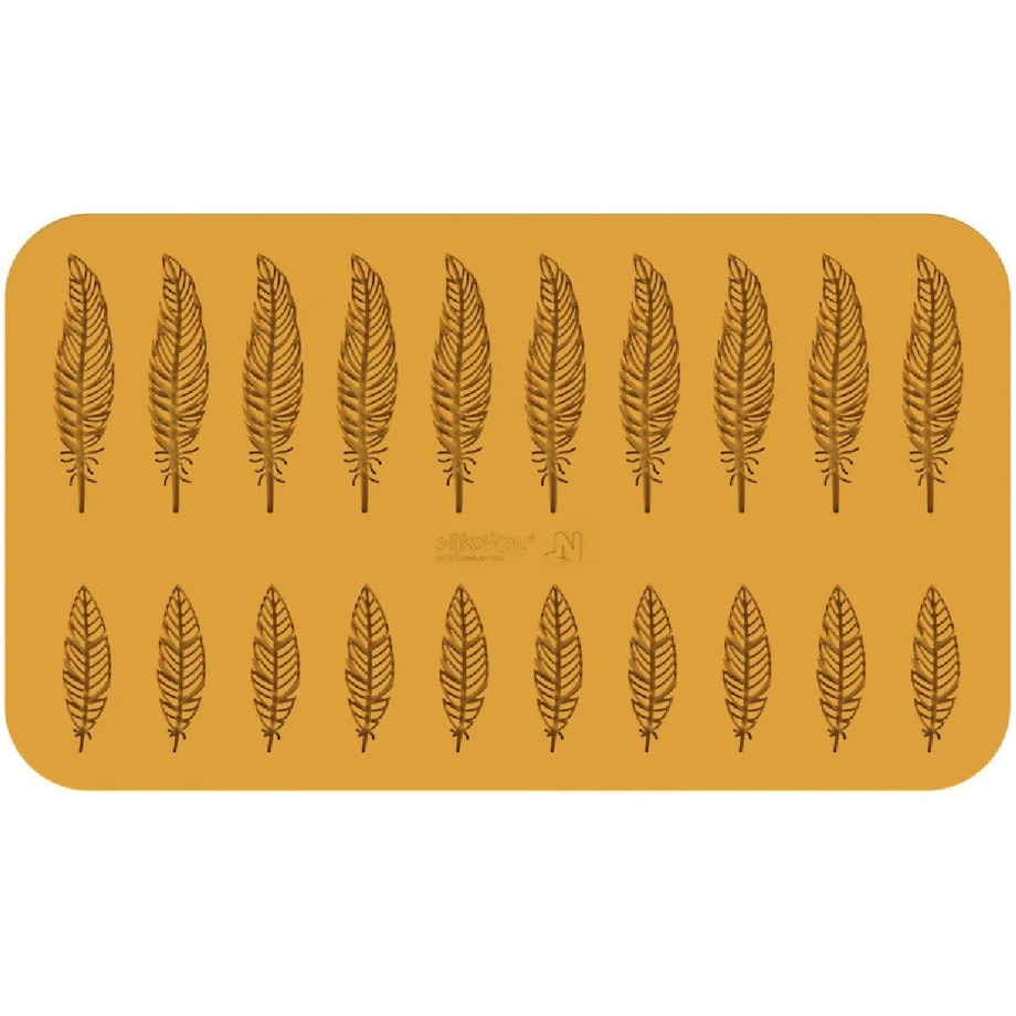 Forma silikonowa w kształcie piór do haute cuisine