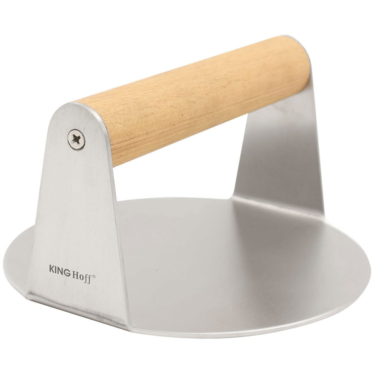 Prasa do mięsa burgerów steków 14cm ze stali nierdzewnej praska KINGHOFF