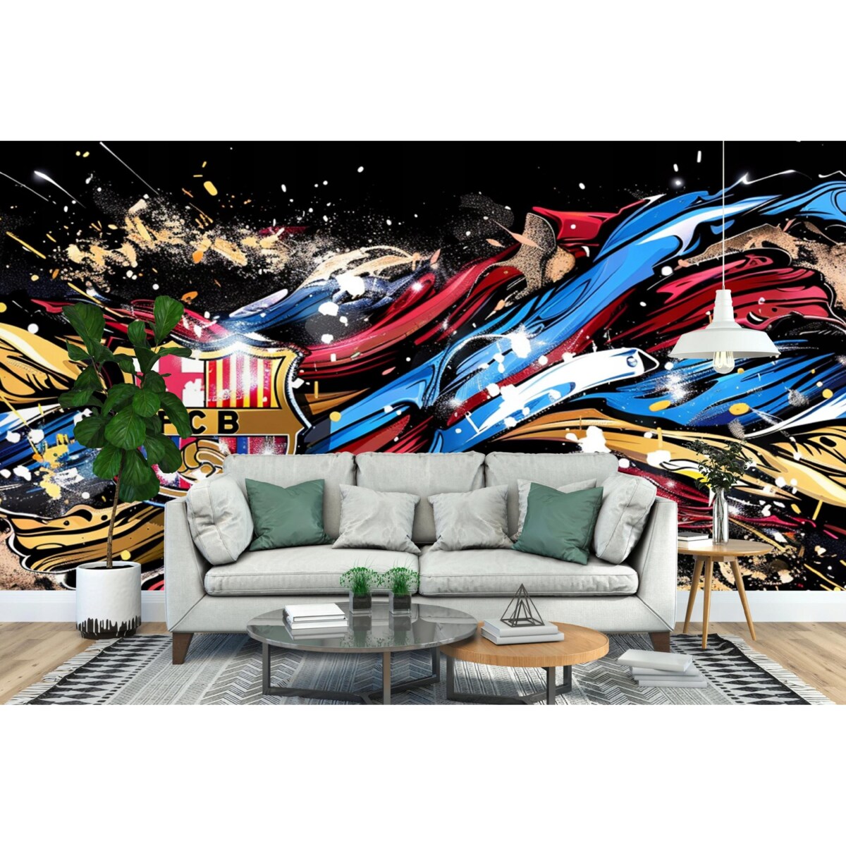 Fototapeta Dla Piłkarza Fc Barcelona 368X254 Do Salonu, Sypialni