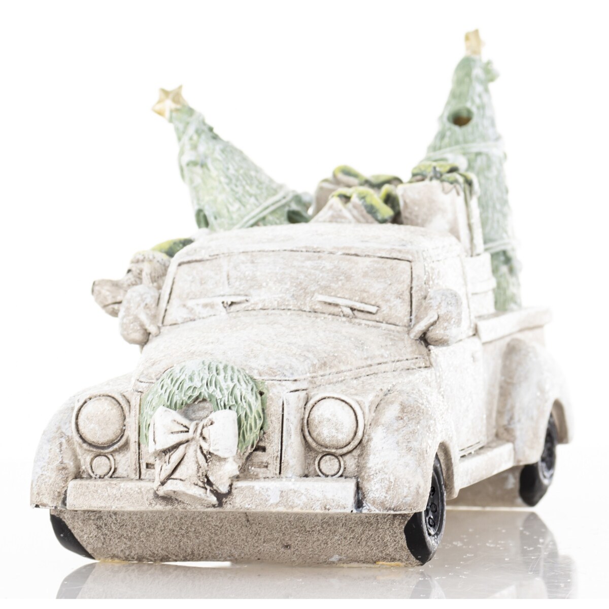 Dekoracja - samochód LED 10,5x15x8 cm CAMION-3 miś kierowcą