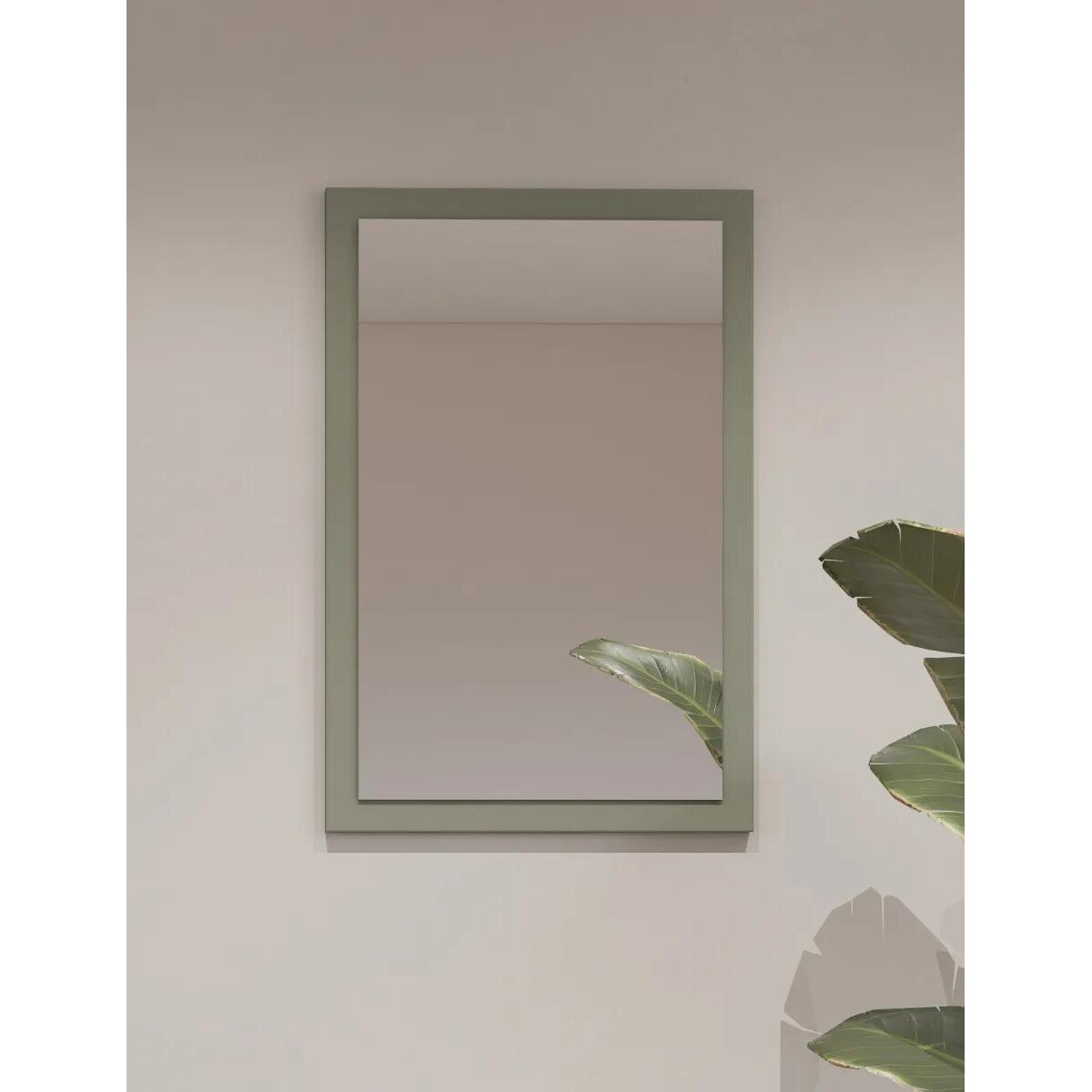 Lustro do przedpokoju CROSS 40x60cm zielone