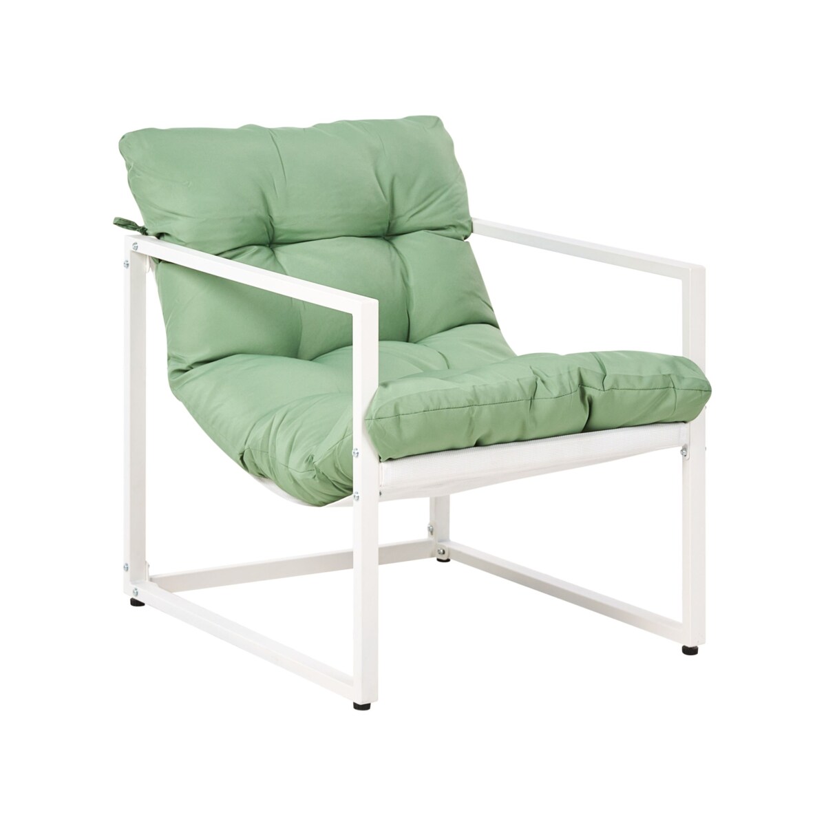 Zestaw ogrodowy ze stolikiem dla 4 osób GARDA Metal Zielony