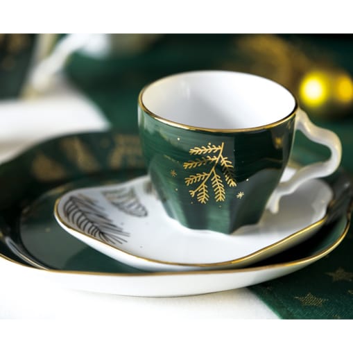 Garnitur śniadaniowy dla 1 osoby 3 el. Stone Age Złoty Las LU05 (0352)