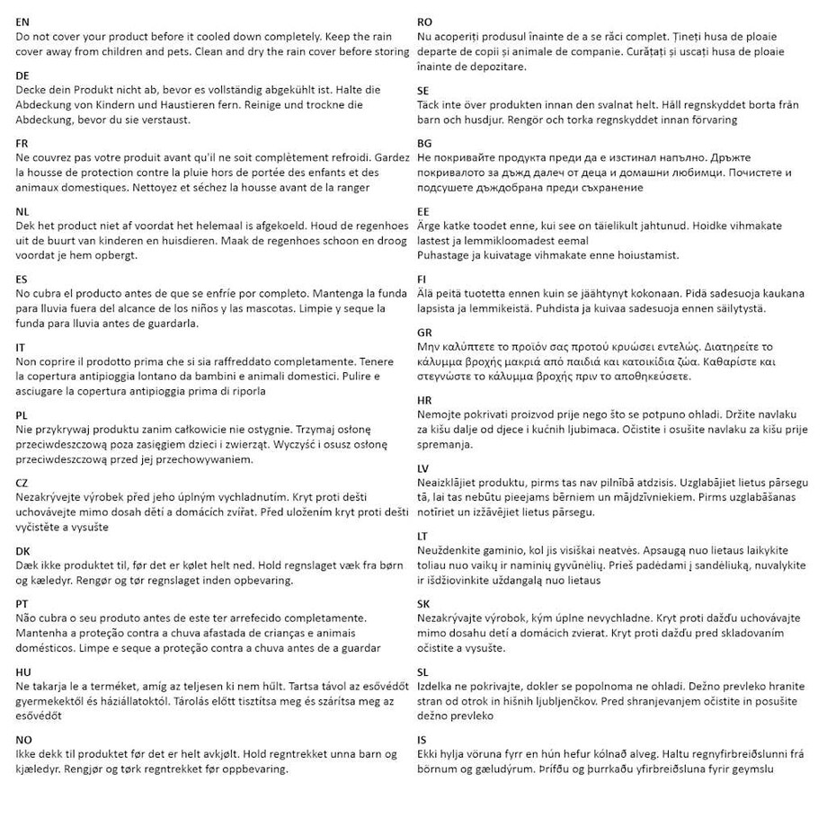 Sunred Pokrowiec na stojący grzejnik tarasowy Artix, szary