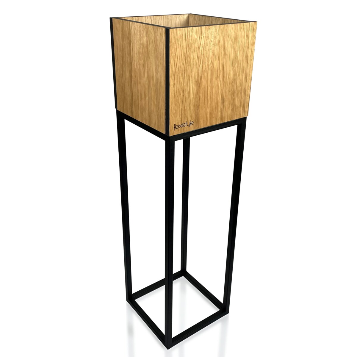 Kwietnik LOFT FIORINO dąb 22x22x80 cm