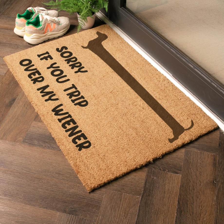 Wycieraczka Sorry If You Trip Over My Wiener (90 x 60 cm)