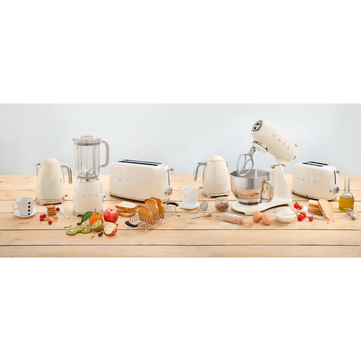 Mikser planetarny kremowy 50's Style, SMEG