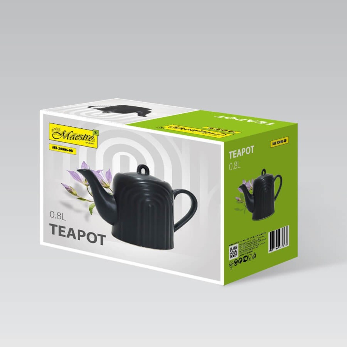 Ceramiczny zaparzacz do kawy i herbaty 900ml czajniczek Line Work MAESTRO