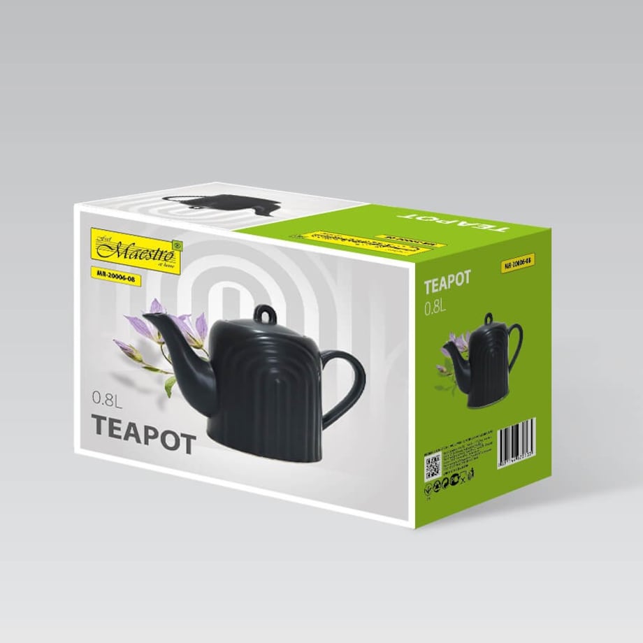 Ceramiczny zaparzacz do kawy i herbaty 900ml czajniczek Line Work MAESTRO