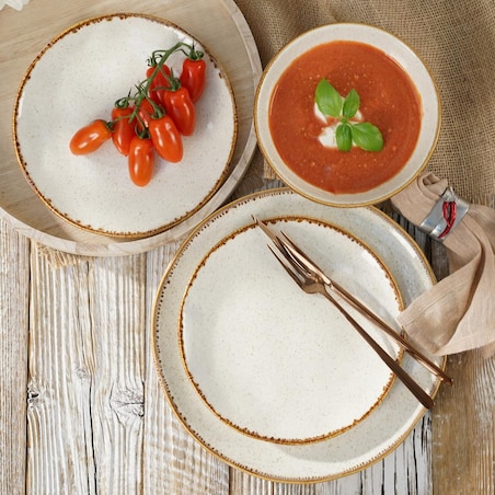 VILLA ITALIA Talerz płytki ceramiczny 27 cm RUSTICO