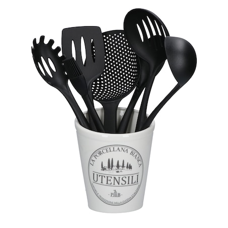 Pojemnik na przybory kuchenne Conserva - Biały, 18 cm