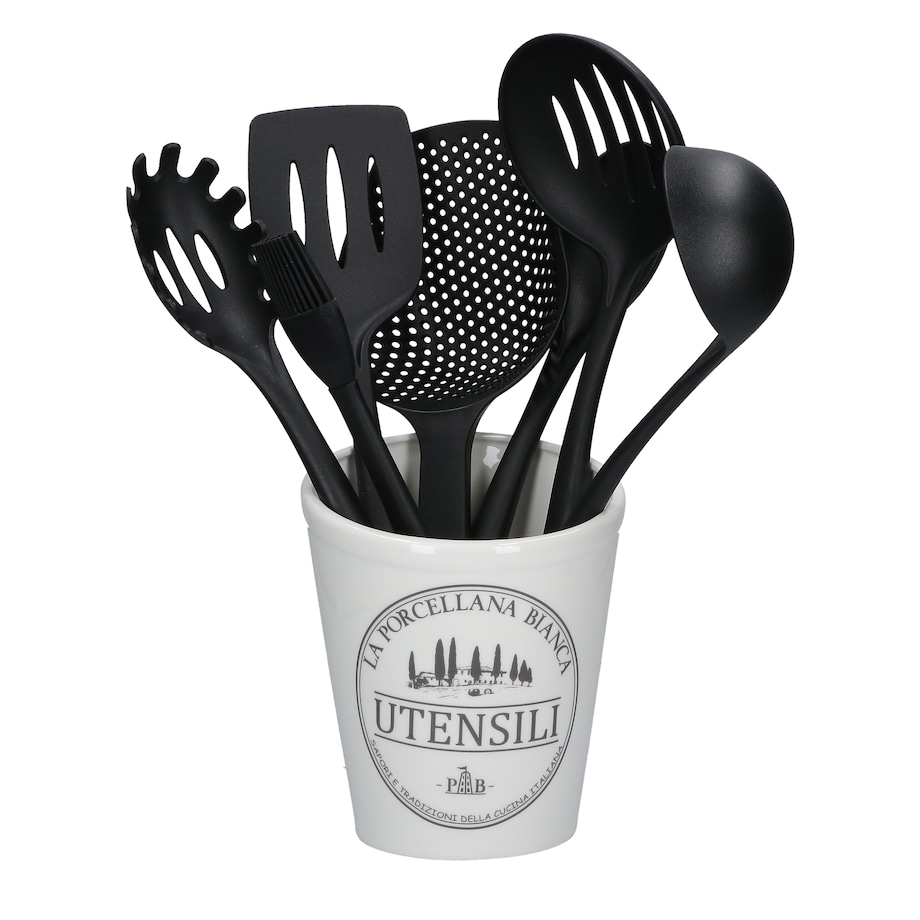 Pojemnik na przybory kuchenne Conserva - Biały, 18 cm