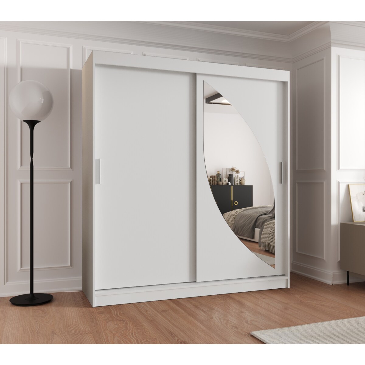 Szafa przesuwna MILO 180 biały