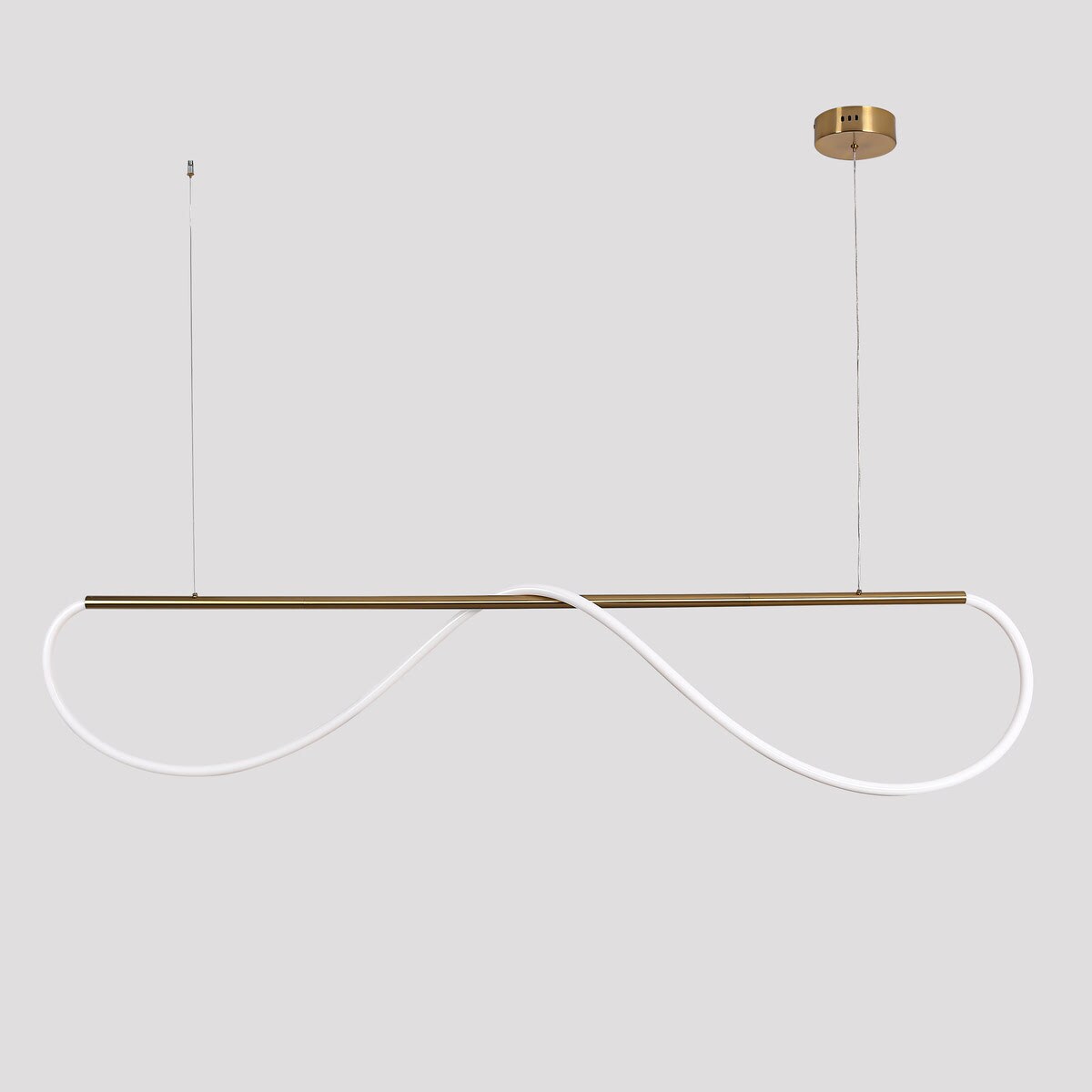 Lampa sufitowa wisząca Light Prestige Meleca złoty LED CCT 3000K/4000K/6000K (regulowana) 1 szt.