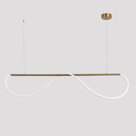 Lampa sufitowa wisząca Light Prestige Meleca złoty LED CCT 3000K/4000K/6000K (regulowana) 1 szt.