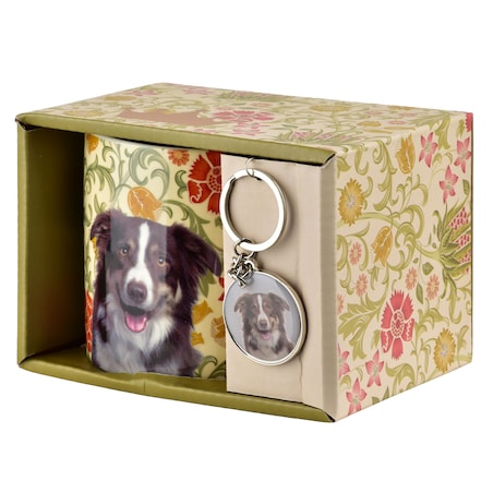 Kubek porcelanowy z brelokiem NOYA Border Collie