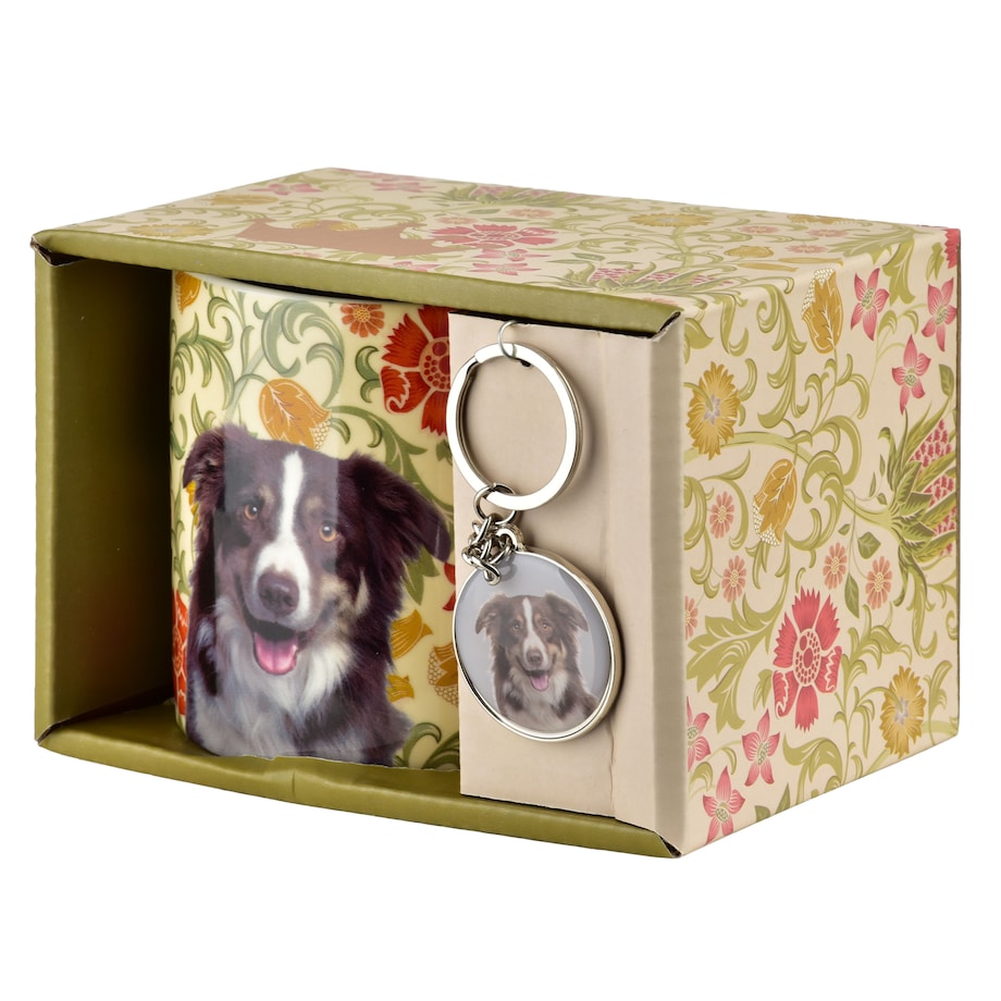 Kubek porcelanowy z brelokiem NOYA Border Collie