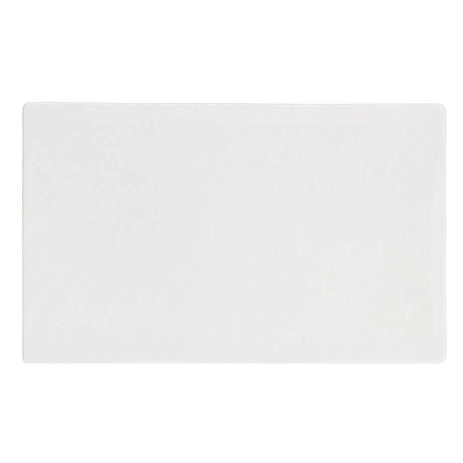 Zestaw 3 tac do serwowania Essenziale Gourmet - Biały, 28 x 17 cm