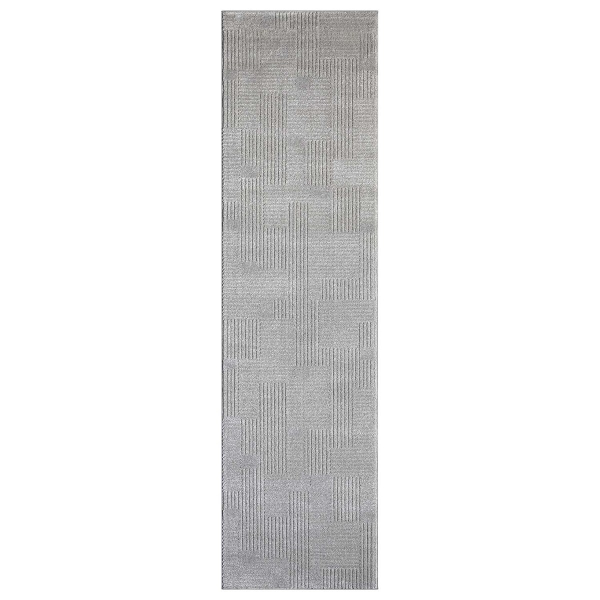 Dywan nowoczesny minimalistyczny high low Flaire 1770 szary 160x230