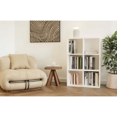 Regał Malax MINI 2X3 BIAŁY