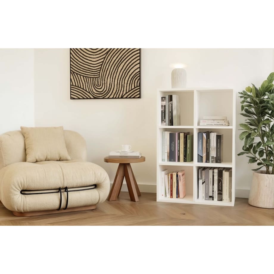 Regał Malax MINI 2X3 BIAŁY