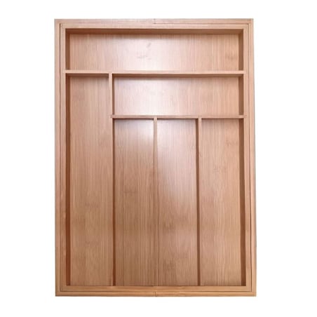 Wkład organizer do szuflady na sztućce rozkładany 31,5-52x43x5 cm KRISBERG