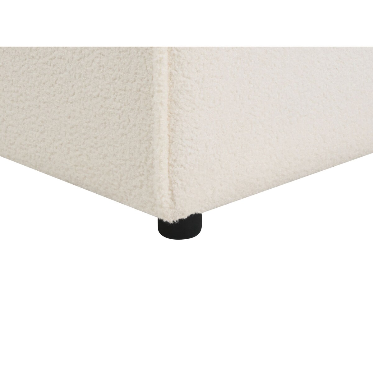 Sofa modułowa APRICA Boucle Biały dla 2 osób