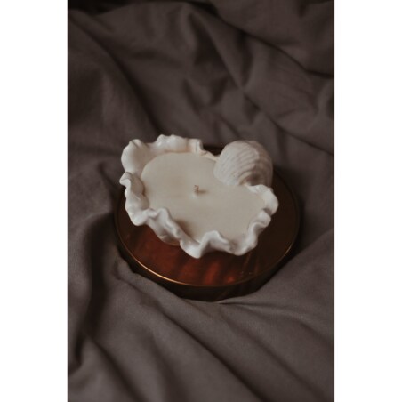 Świeca sojowa Muszla 100 g Biel NATURALNA