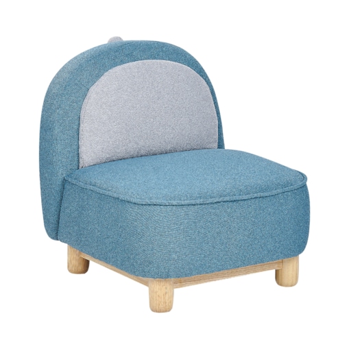 Fotel dziecięcy dinozaur niebieski FABORG