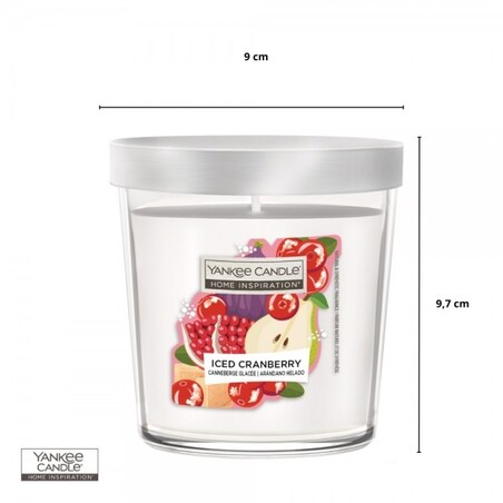 HI VALUE świeca średnia ICED CRANBERRY