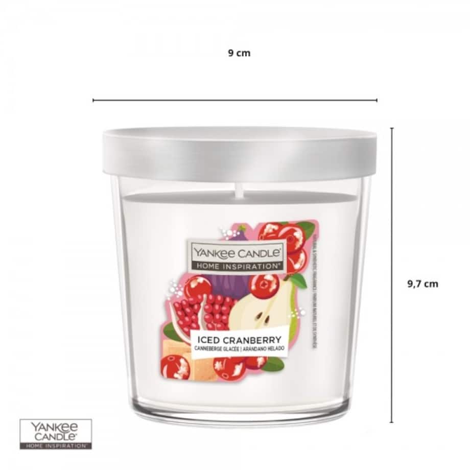 HI VALUE świeca średnia ICED CRANBERRY
