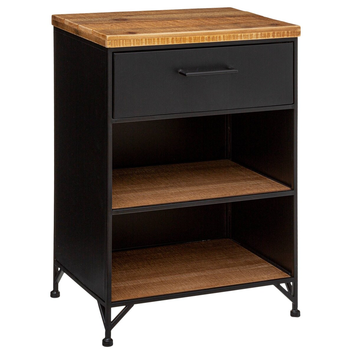 Szafka nocna CIERNA z szufladą