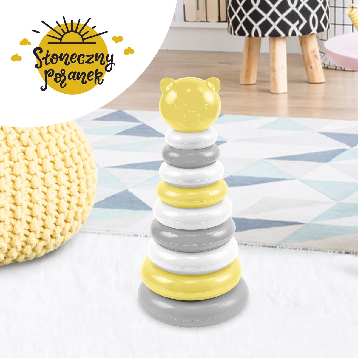 Słoneczny Poranek Misiowa piramidka 11 el.