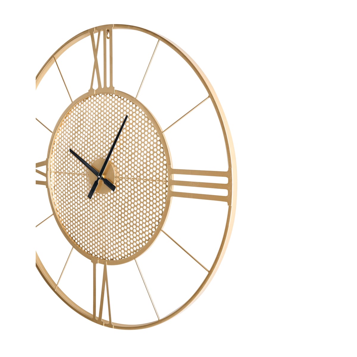 Zegar ścienny BLAMERE 80 cm Metal Złoty