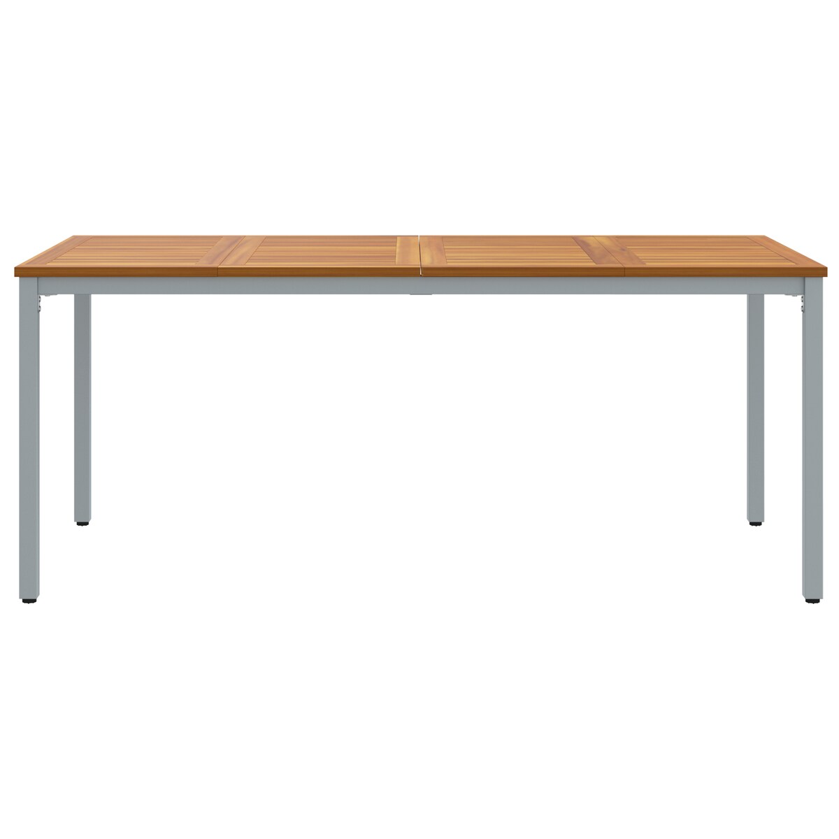 Stół ogrodowy vidaXL 180x90x75 cm z litego drewna akacjowego i metalu