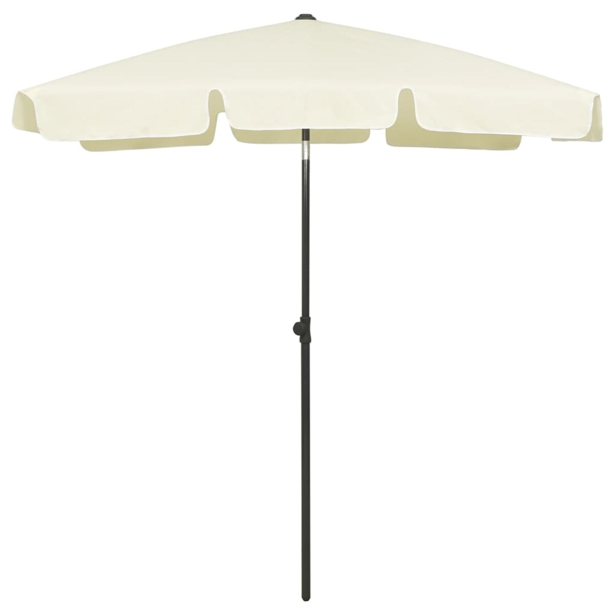 vidaXL Parasol plażowy, piaskowy żółty, 180x120 cm