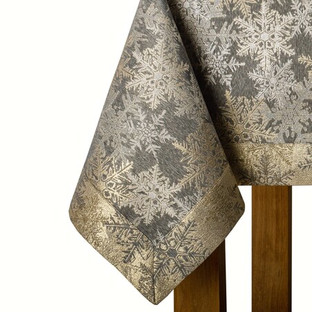 Obrus Magiczne Święta - 120x180 cm - złoty