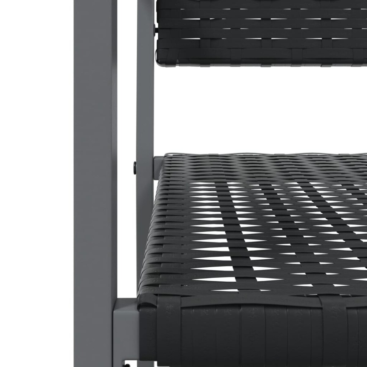 vidaXL 5-cz. zestaw mebli ogrodowych, polirattan i stal