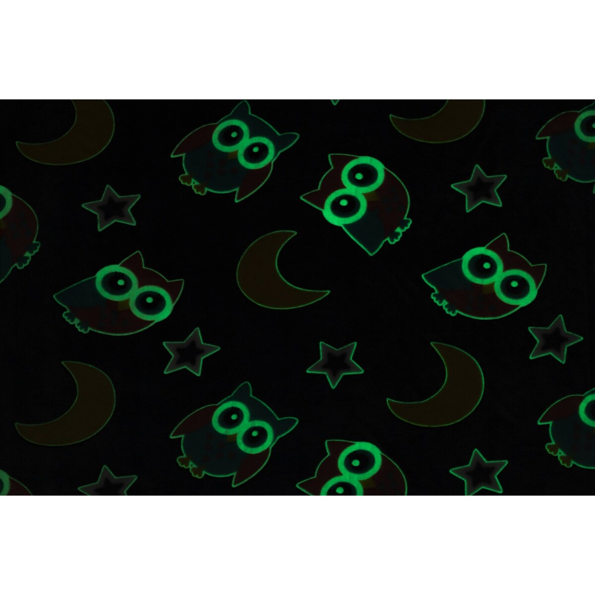 Narzuta dla dzieci świecąca w ciemności GLOW, 125 x 150 cm