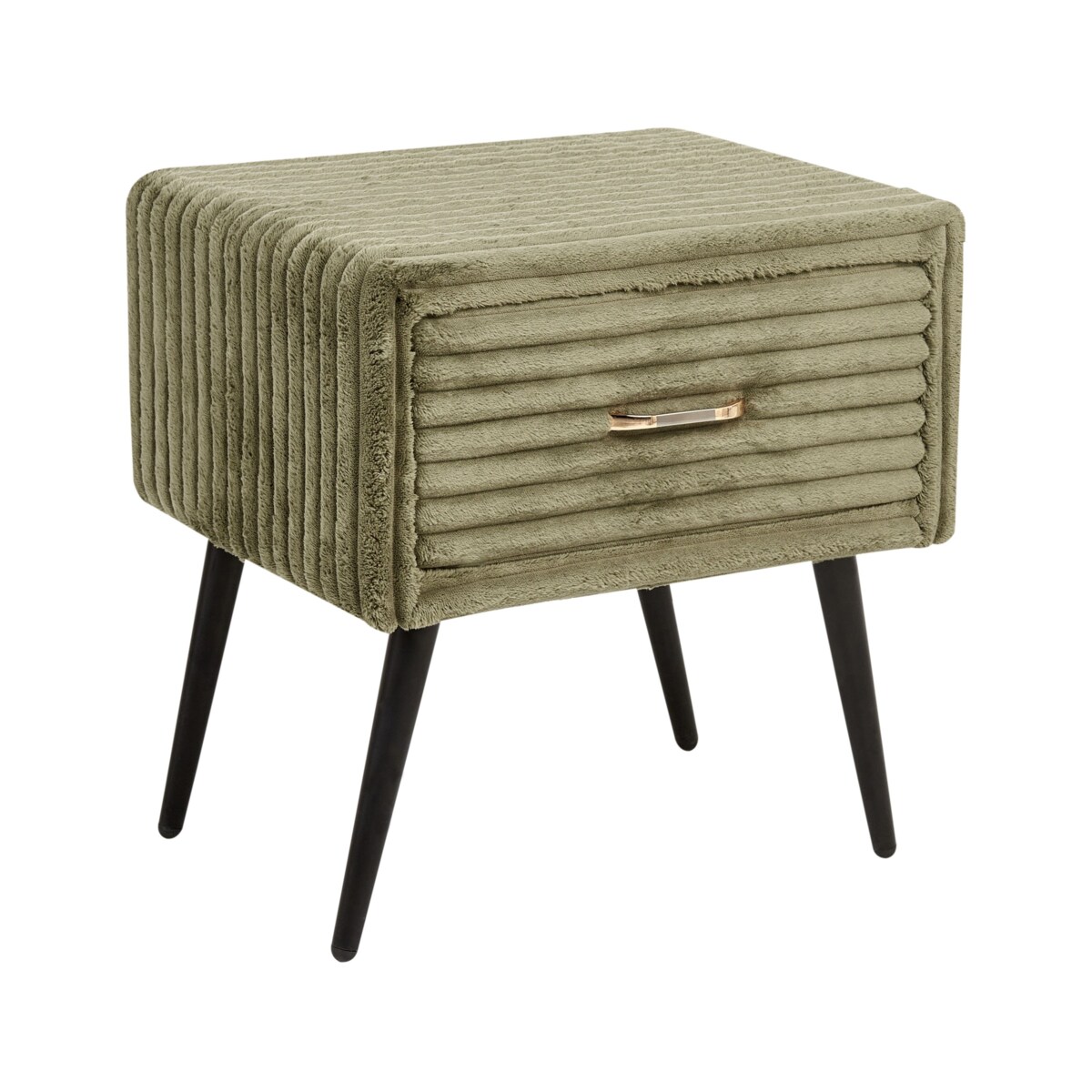 Szafka nocna FLAYAT Sztruks Zielony