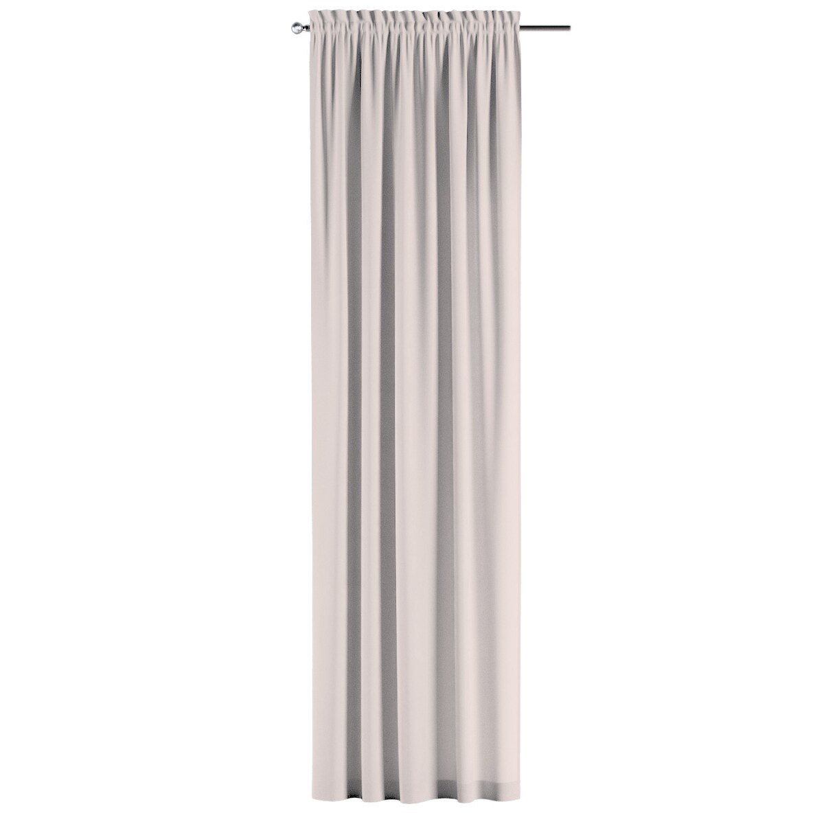 Zasłona na kanale z grzywką 1 szt. 130x260 ecru