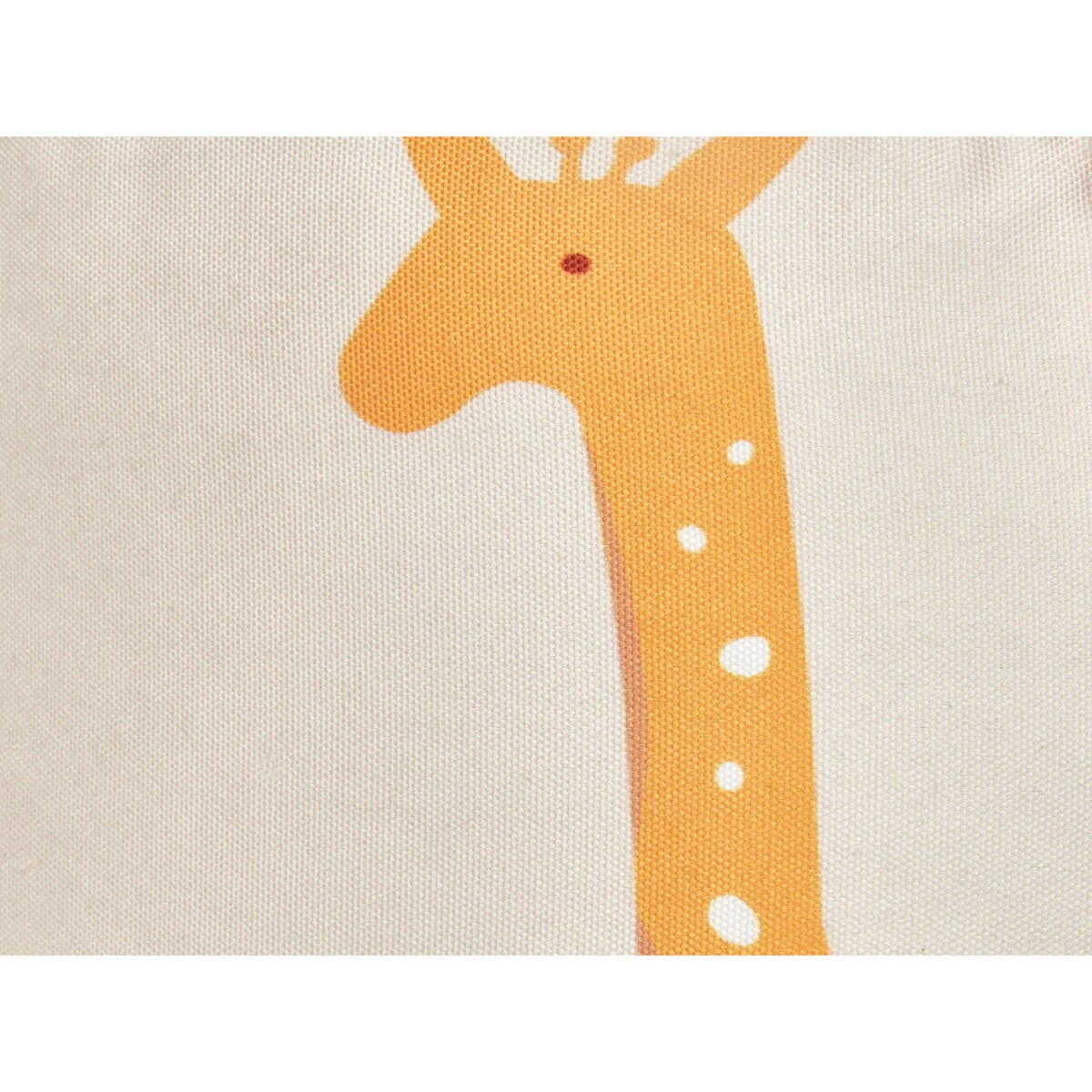 Puf wzór w żyrafy 45 x 25 cm beżowy KARTEE