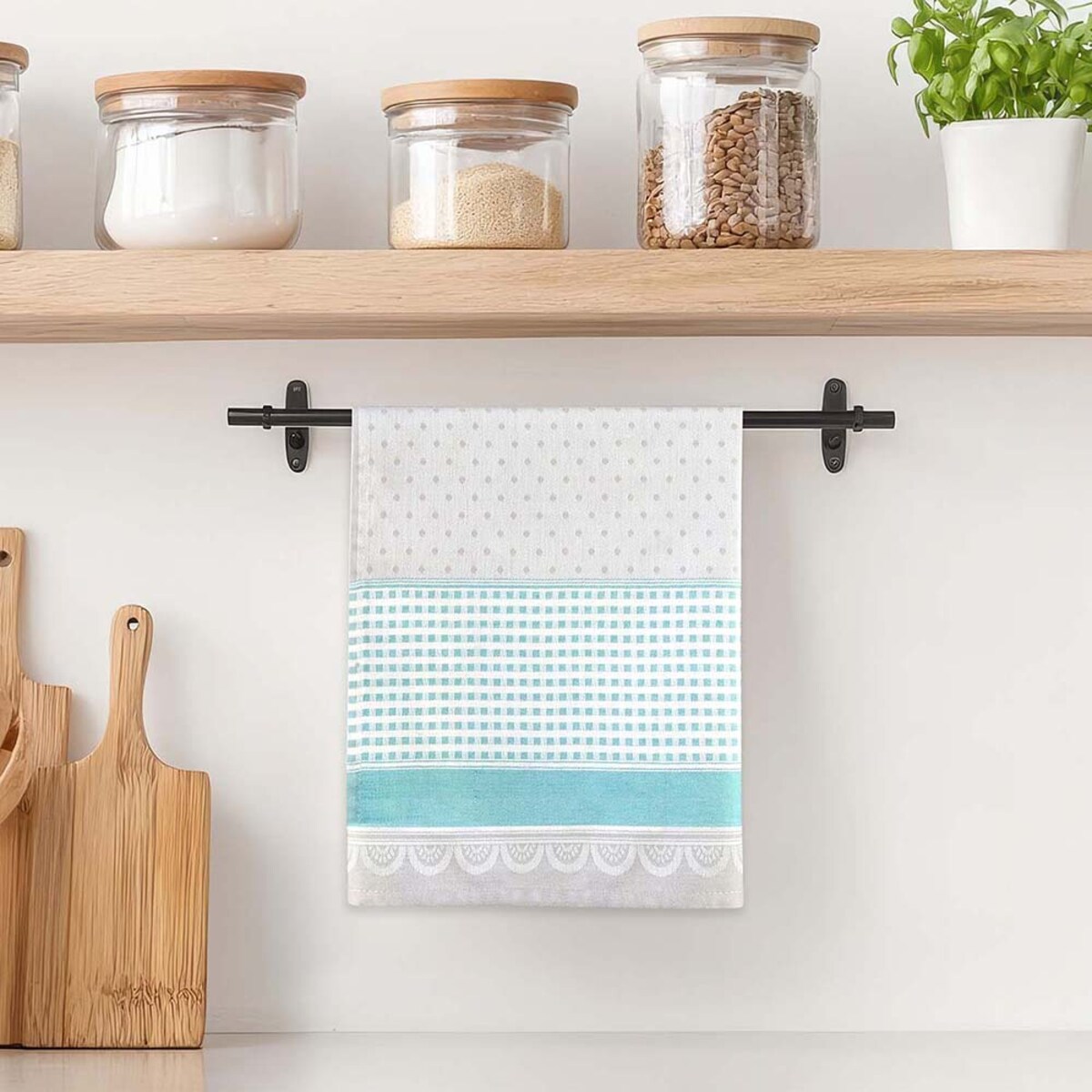 Ścierka bawełniana kuchenna 50x70 Zefirek jasno niebieska