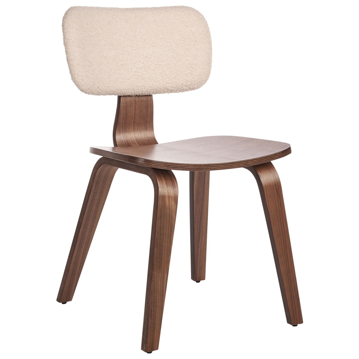 Zestaw 2 krzeseł do jadalni LUCINDA Drewno Ciemne drewno