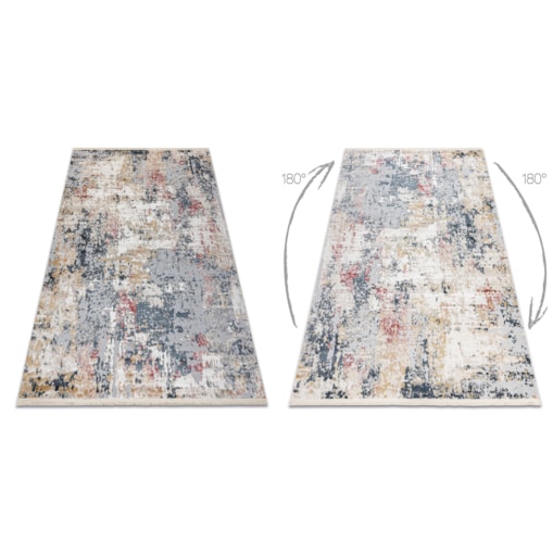 Dywan DISTIN 0123A różowy / pudrowy / 80x150 cm