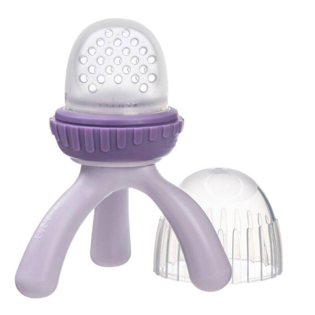 Gryzak dla niemowlaka 5m+ do podawania owoców i pokarmu piwonia b.box