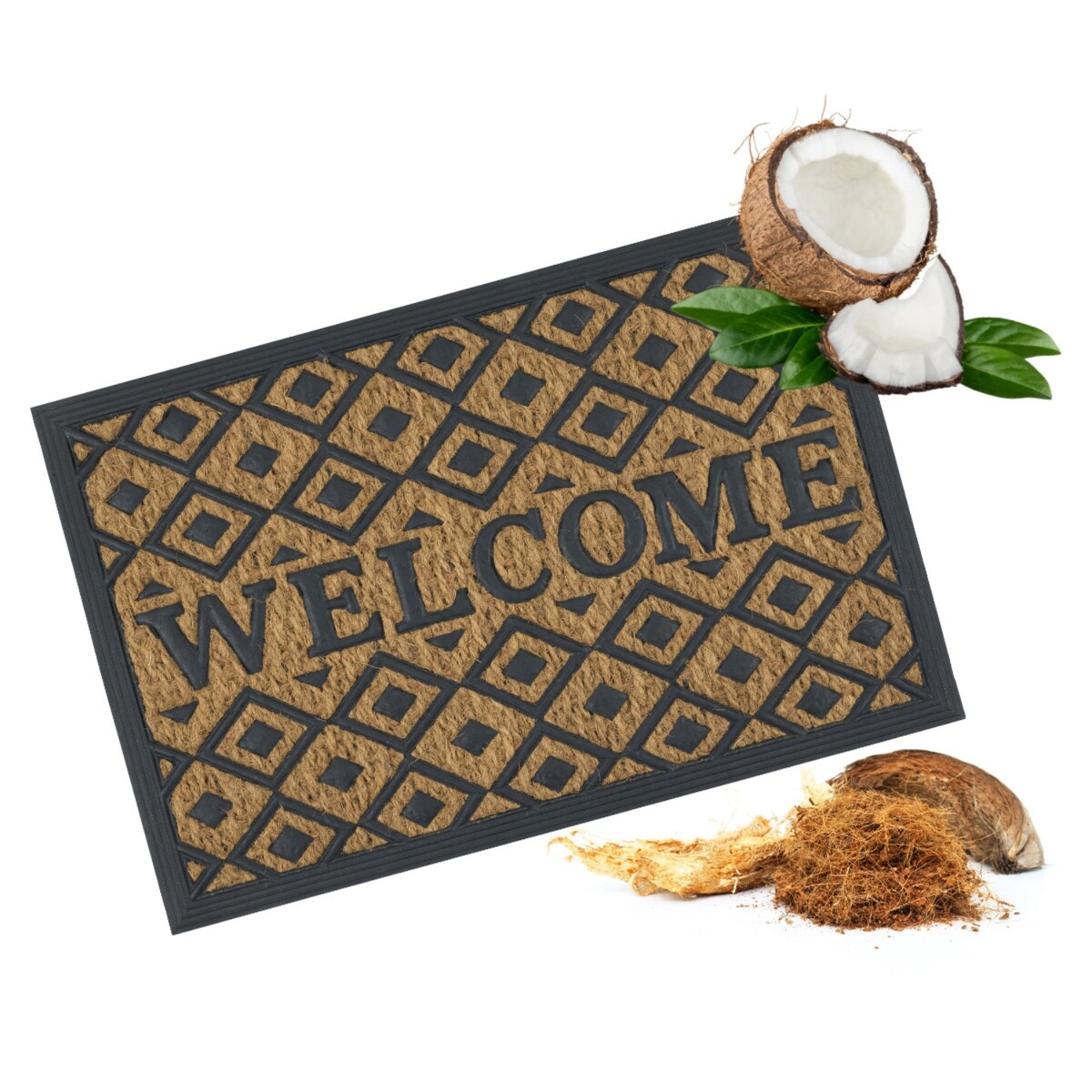 Wycieraczka Welcome 40x60 cm geometryczna pod drzwi